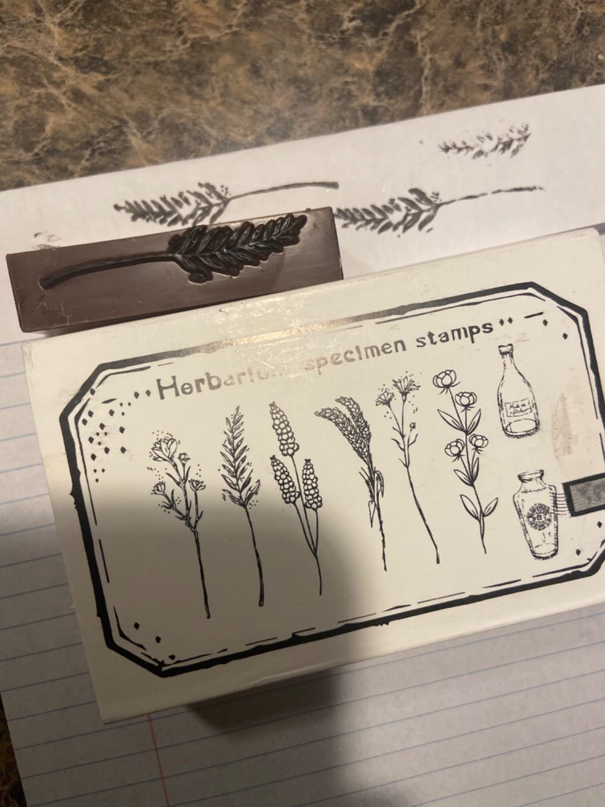 Dizdkizd 8 Pieces Wood Mounted Rubber Stamps customer photo 2