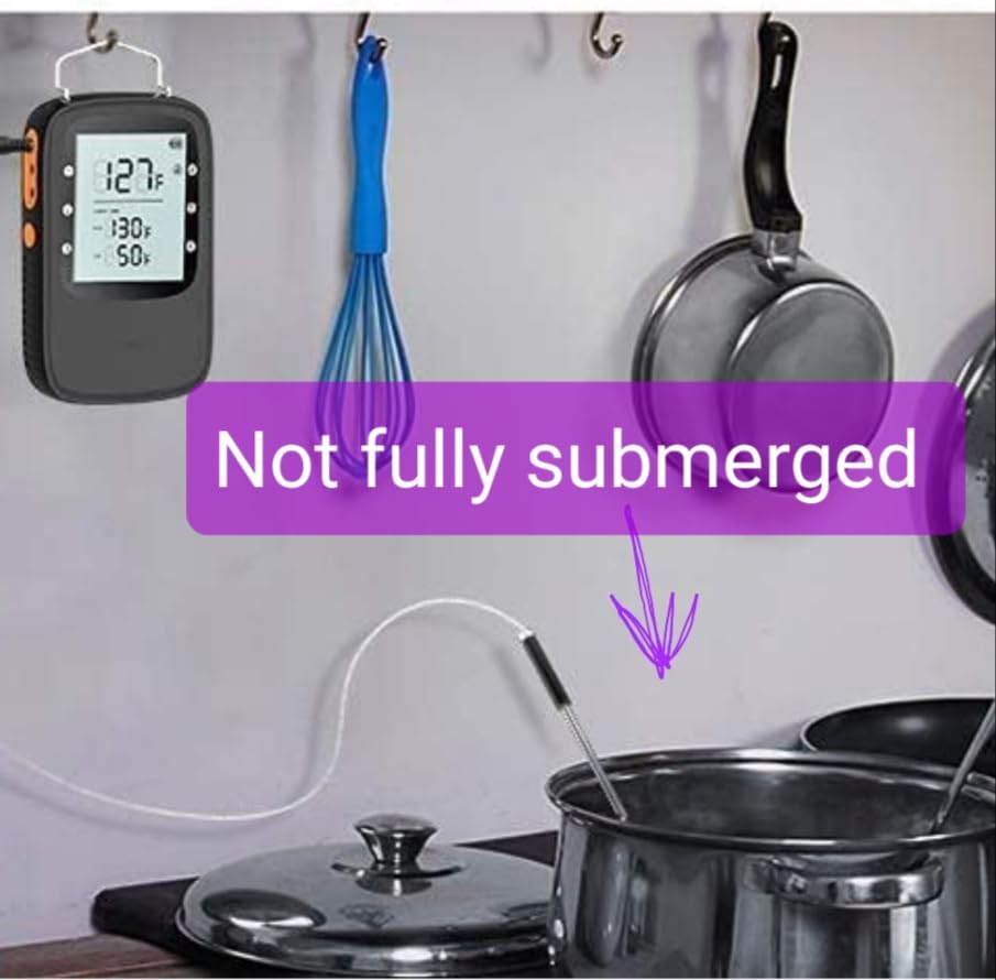 Govee Bluetooth Meat Thermometer Digital with Smart App Timer and Alerts | 2 Probes, 230ft Bluetooth Range, Smart LCD Backlight, Free Data Storage, Grill Thermometer for Cooking Turkey, Beef, Fish customer photo 1