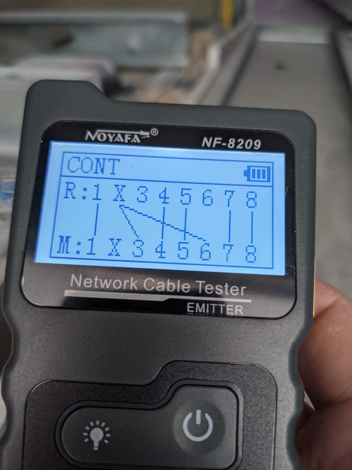 NOYAFA NF-8209 Network Cable Tester, Ethernet Cable Wire Tester with POE & NCV for CAT5/CAT6 Wire Tracer, Length Test, RJ45 Network Tester Kit for Cable Tracer Telephone Line Finder Home Repair customer photo 2