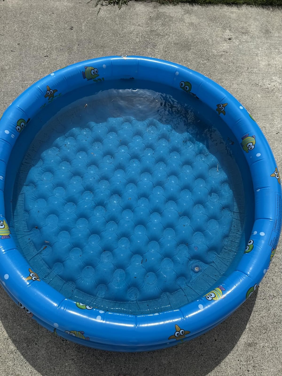 Garden Round Inflatable Baby Swimming Pool, Portable Inflatable Child/Children Little Pump Pool,Kiddie Paddling Pool Indoor&Outdoor Toddler Water Game Play Center for Kids/Girl/Boy customer photo 1