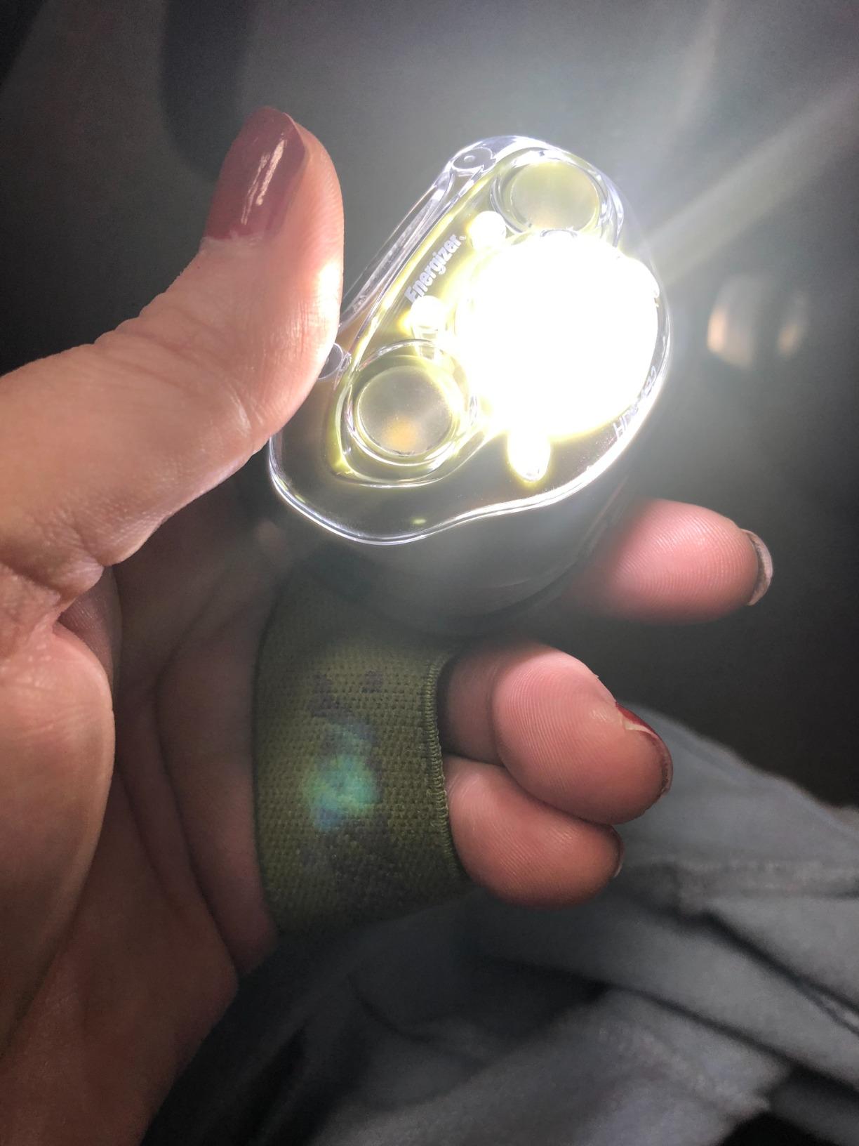 Energizer PRO-260 LED Headlamp, IPX4 Water Resistant Headlamps, High-Performance Head Light for Outdoors, Camping, Running, Storm, Survival LED Light for Emergencies (Batteries Included) customer photo 2