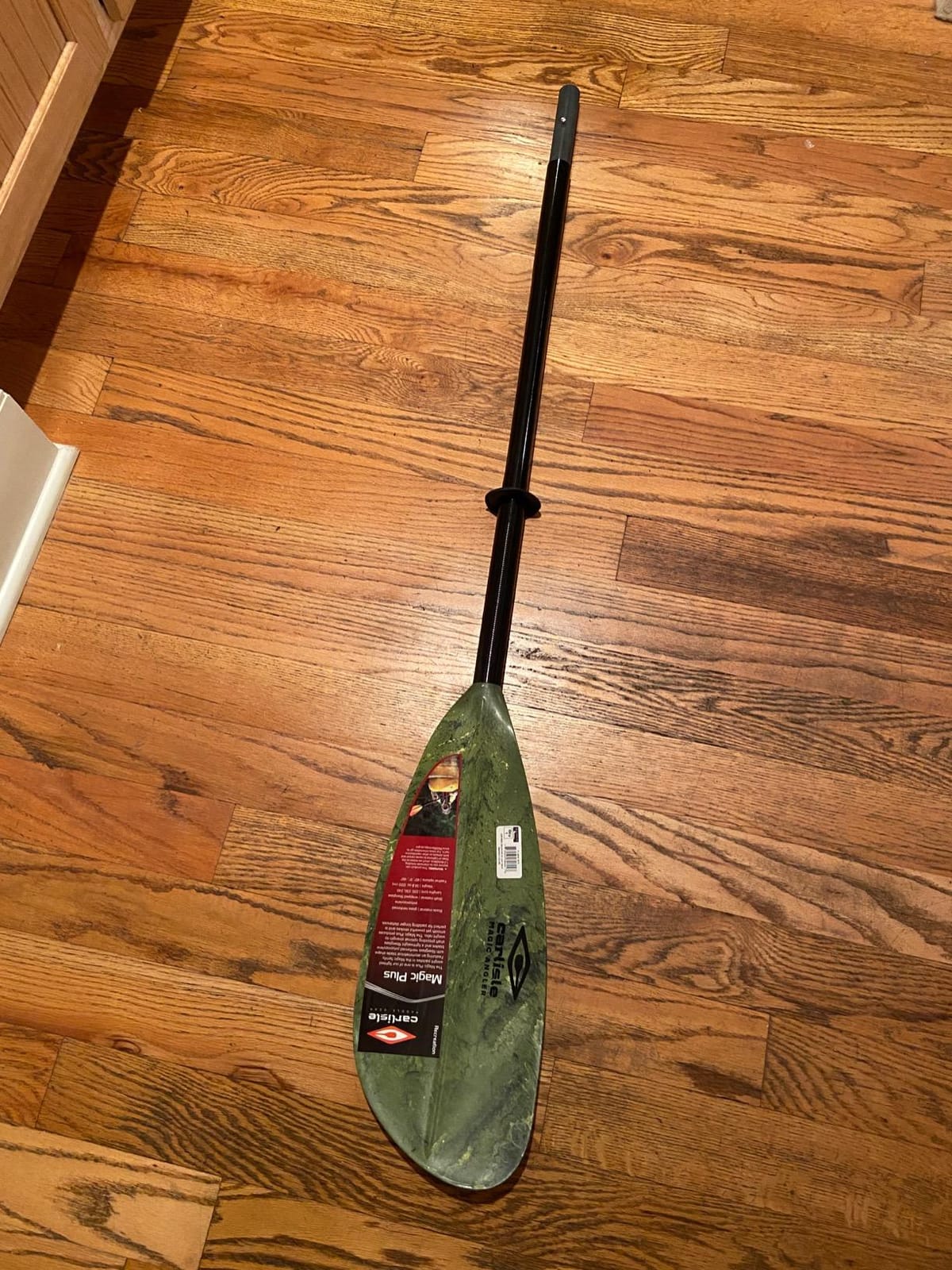 Carlisle Magic Angler Kayak Paddle with Polypropylene Blades and Wrapped Fiberglass Shaft customer photo 1