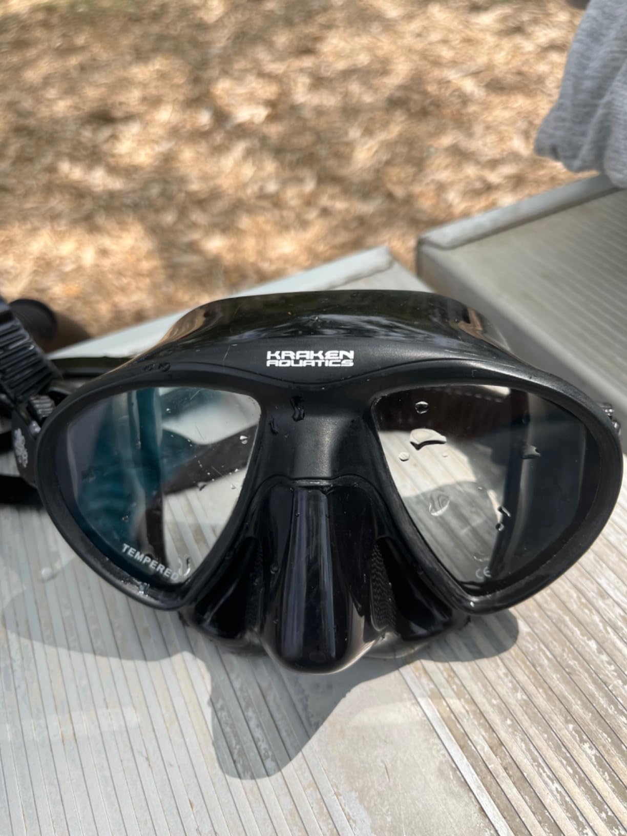 Kraken Aquatics Freediving Spearfishing Mask - Low Volume Dive Mask, Black customer photo 1
