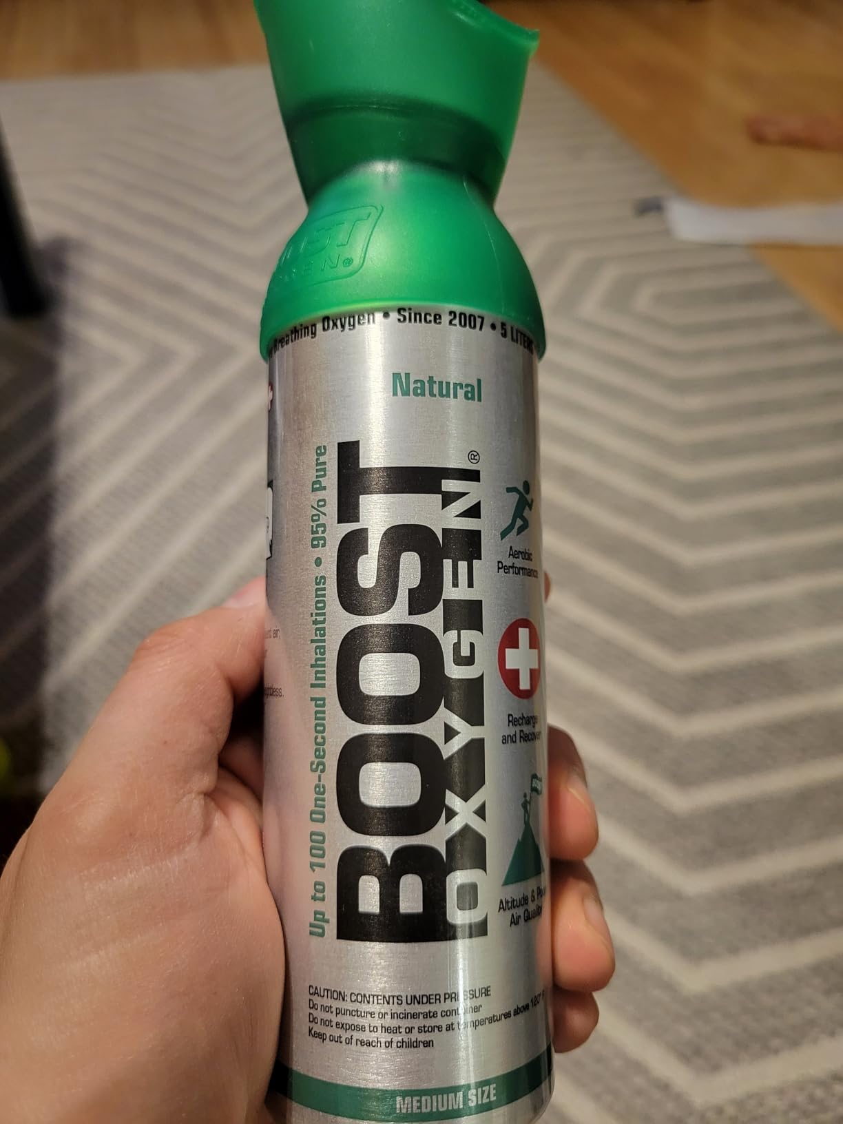 Boost Oxygen Medium Natural 5L Canister, 4 Pack customer photo 2