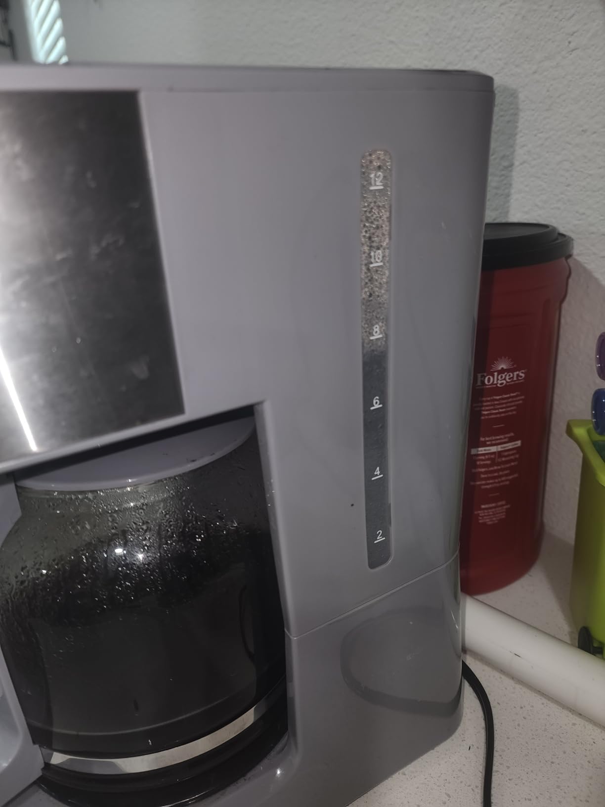 Taylor Swoden 12-Cup Programmable Coffee Maker, Black & Stainless Steel customer photo 1
