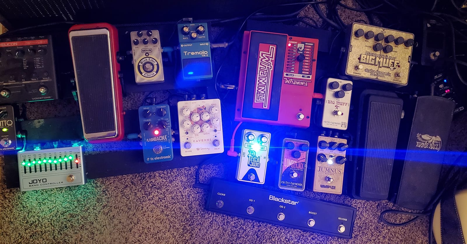 JOYO 10-Band Graphic EQ Guitar & Bass Pedal, 31.25Hz-16kHz with Independent Volume & LED Sliders, True Bypass (Band Controller R-12) customer photo 1