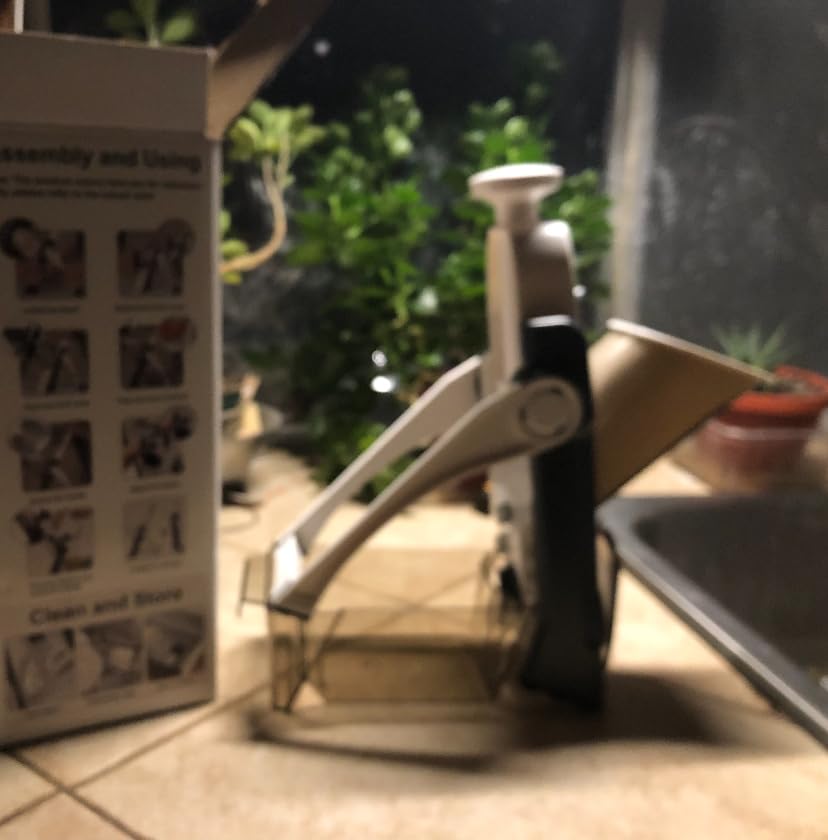 ONCE FOR ALL Safe Mandoline Slicer Kitchen, All in 1 Vegetable Slicer, Gray customer photo 1