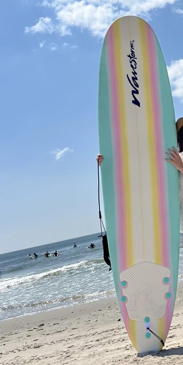Wavestorm - Classic Soft Top Foam 8ft Surfboard customer photo 2
