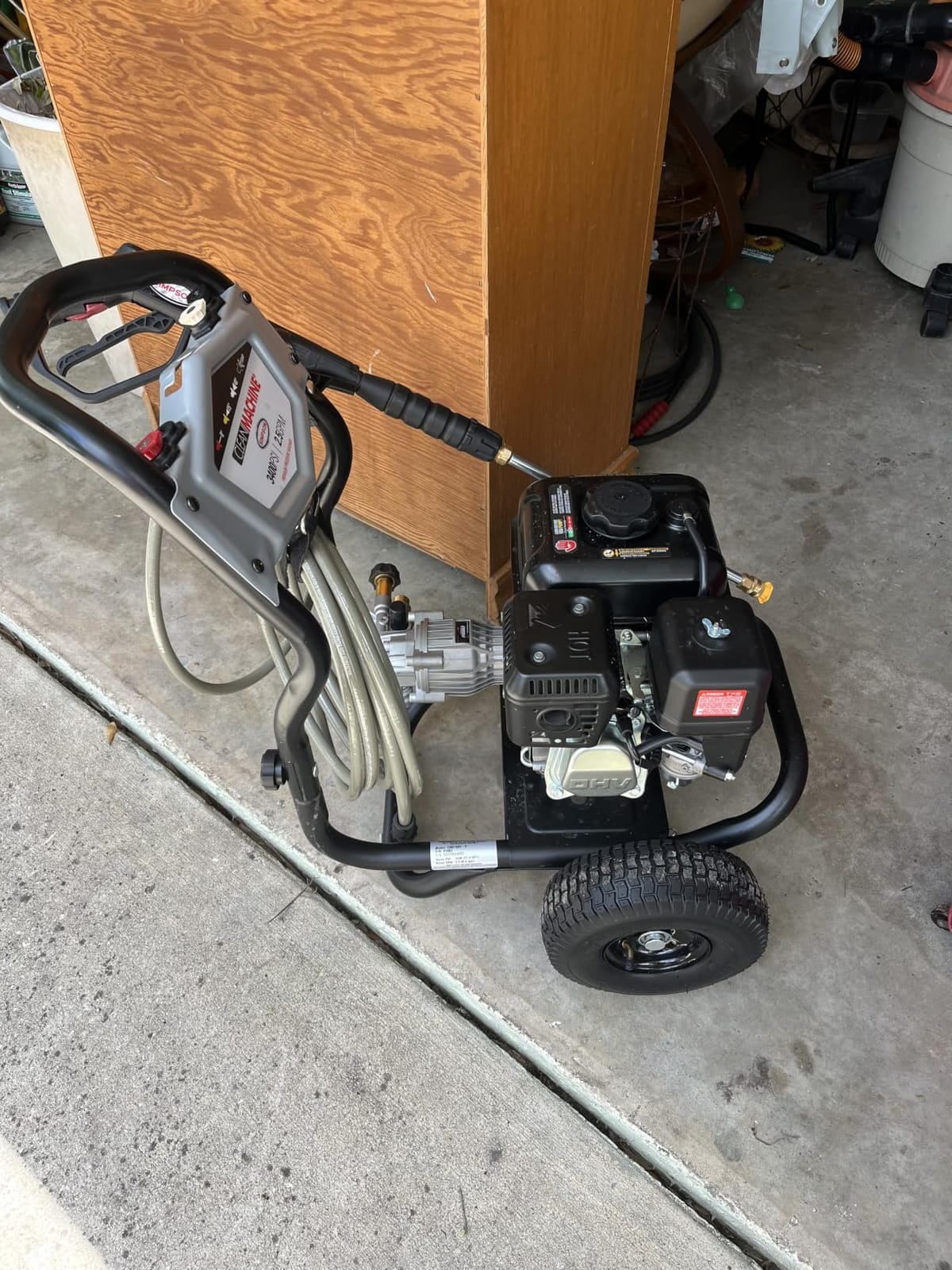 Simpson Clean Machine 3400 PSI Gas Pressure Washer, 2.5 GPM, CRX engine customer photo 1