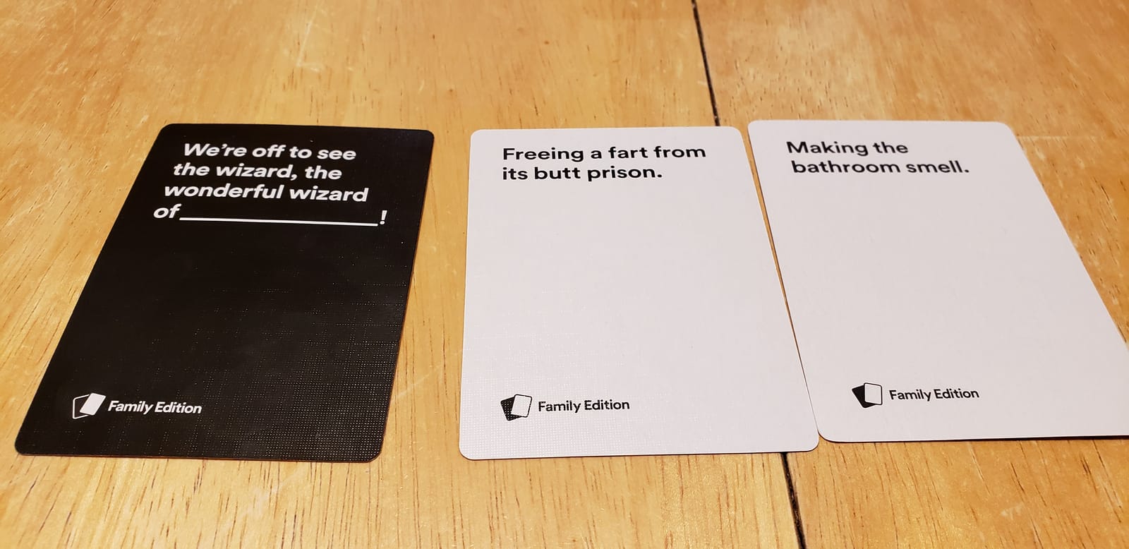 Cards Against Humanity Family Edition • Card Game for Your Horrible Family customer photo 1