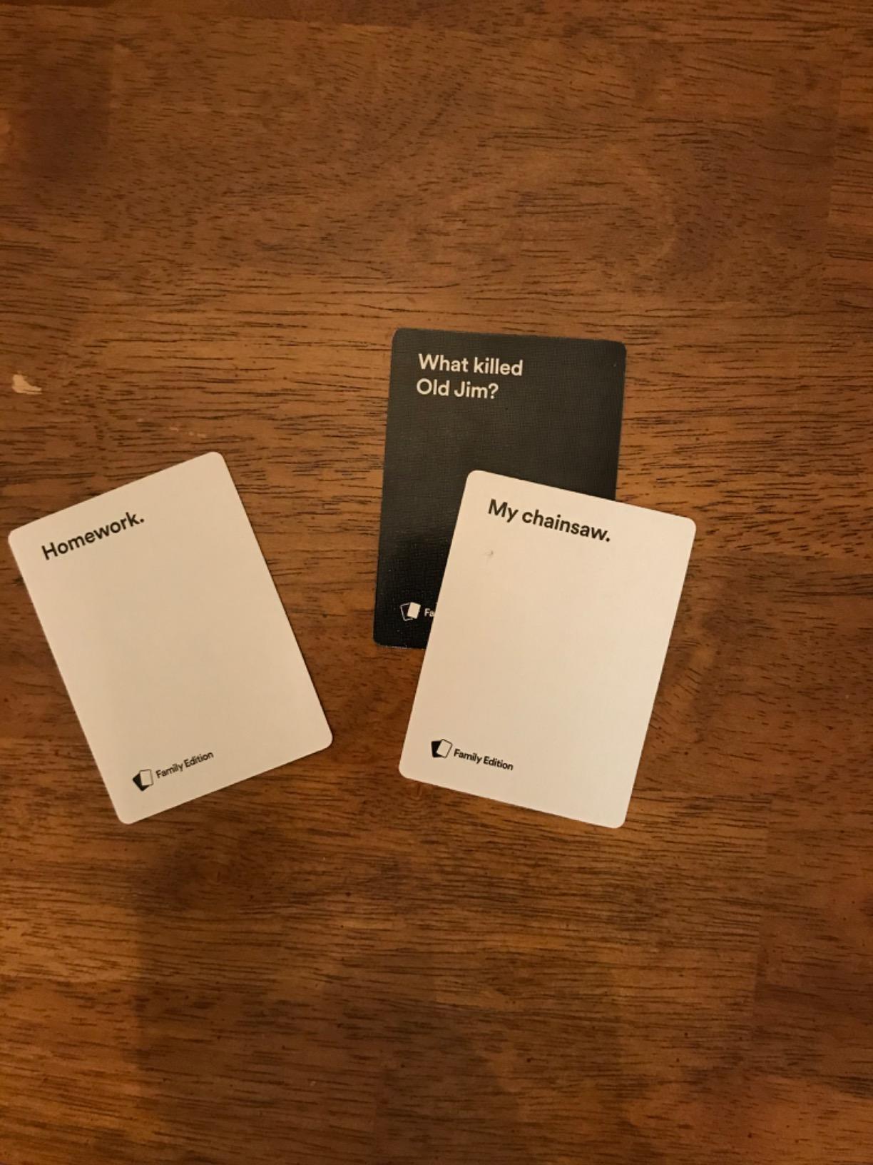 Cards Against Humanity Family Edition • Card Game for Your Horrible Family customer photo 2