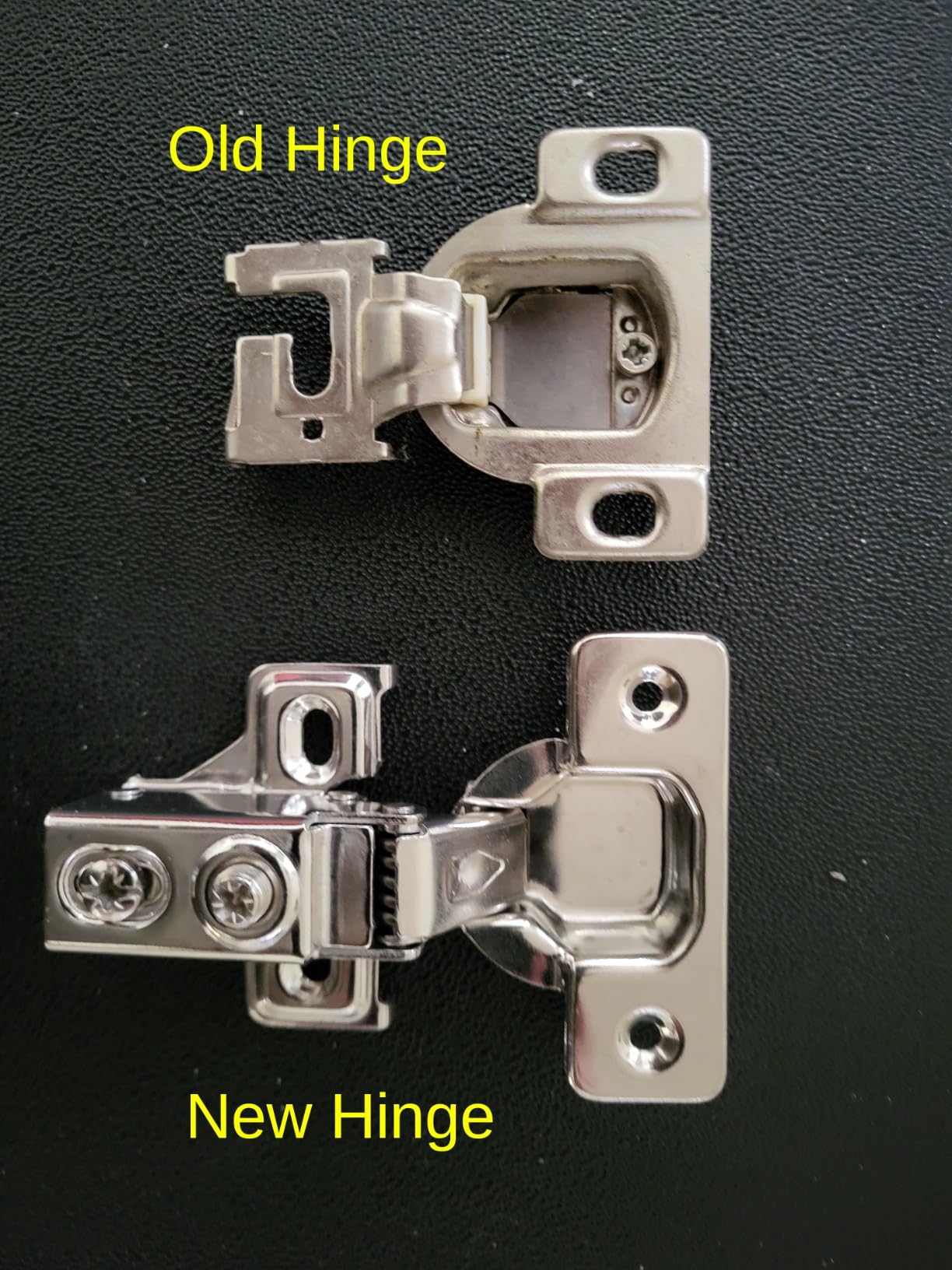 20 Pack Soft Close Cabinet Door Hinges for 1/2 Inch Overlay Cupboard, 105 Degree Opening Angle, Stainless Concealed Kitchen Cabinet Hinges with Mounting Screws, Manual and Door Bumpers customer photo 2