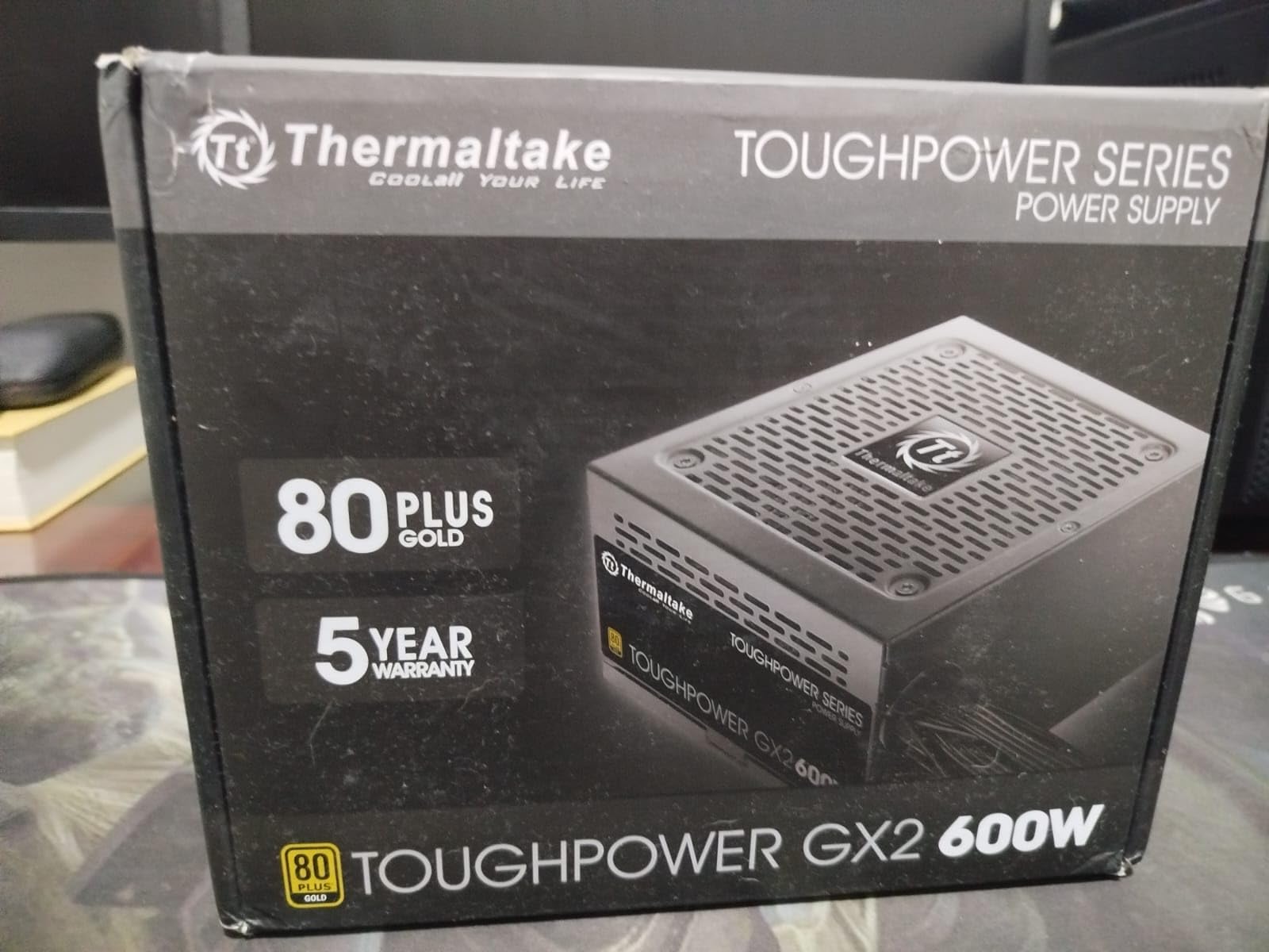 Thermaltake Toughpower GX2 80+ Gold 600W SLI/Crossfire Ready Continuous Power ATX 12V V2.4/EPS V2.92 Non Modular Power Supply 5 Year Warranty PS-TPD-0600NNFAGU-2 customer photo 2