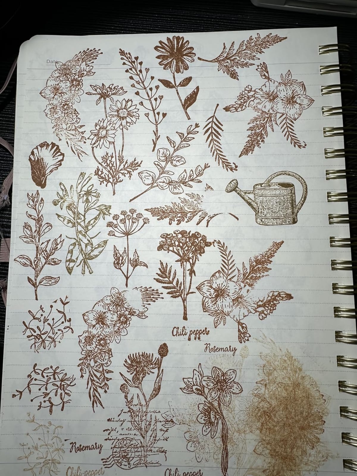 UCEC 8 Sheets Flower Clear Stamps for Card Making Silicone Stamps for DIY customer photo 1