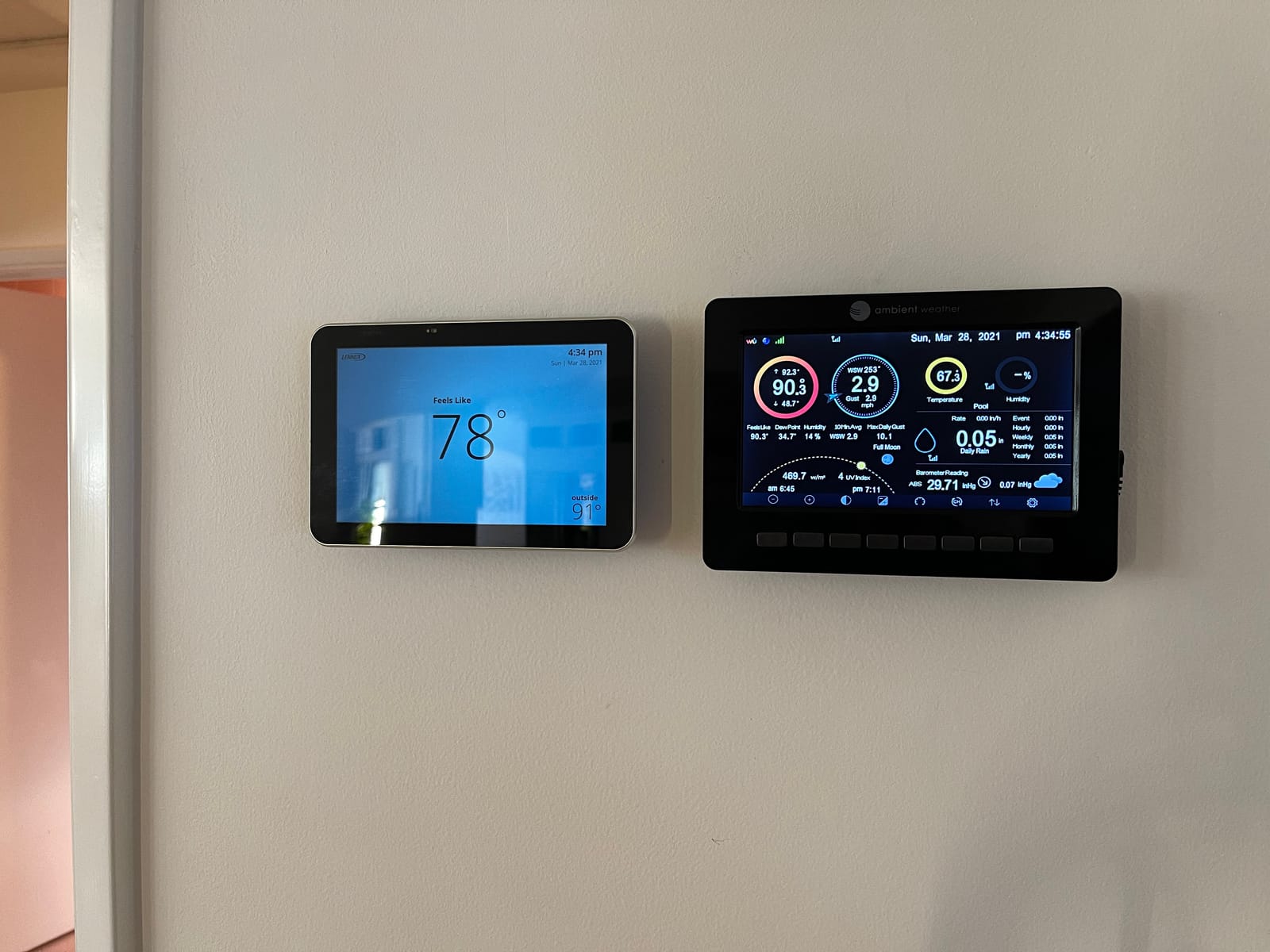 WS-5000 Ultrasonic Smart Weather Station | With TFT Full Color LCD Display customer photo 2