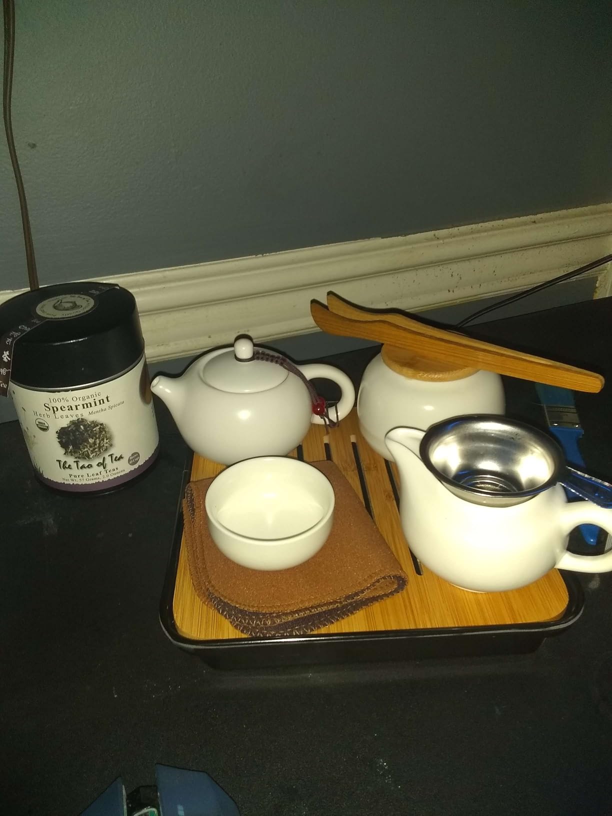 Chinese Tea Set, Gongfu Teaset, Travel Teapot Tea Set, Portable Tea Cup Set customer photo 1