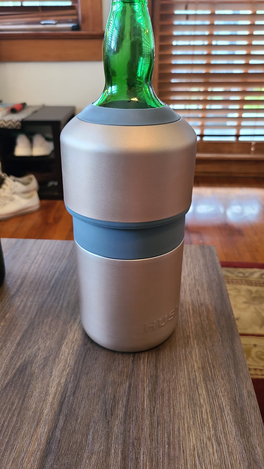 Huski Wine Chiller | Award Winning Iceless Design | Keeps Wine Cold up to 6 Hours | Wine Accessory | Next Generation Ice Bucket | Fits Some Champagne Bottles | Perfect Gift for Wine Lovers (Champagne) customer photo 1
