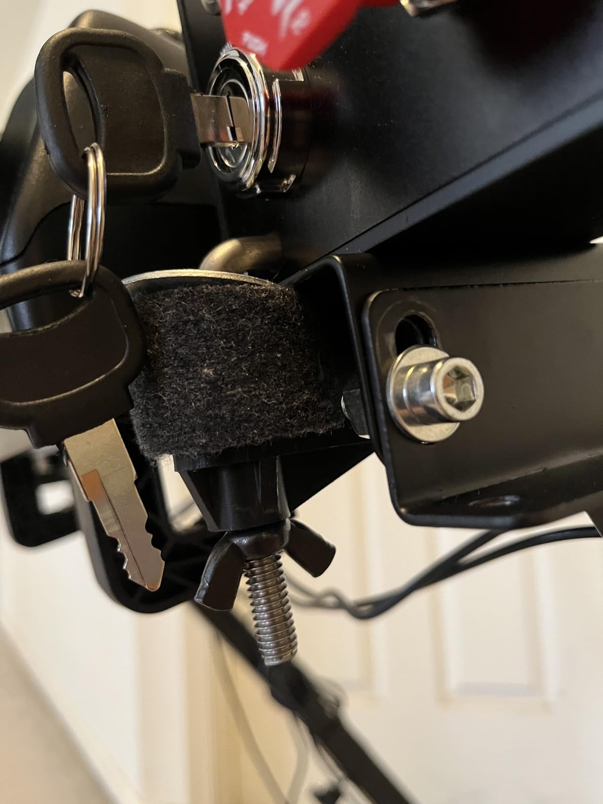 Racing Wheel Stand, Height Adjustable & Foldable Steering Wheal Stand Compatible with Logitech G25,G27,G29,G920 Gaming Cockpit customer photo 2