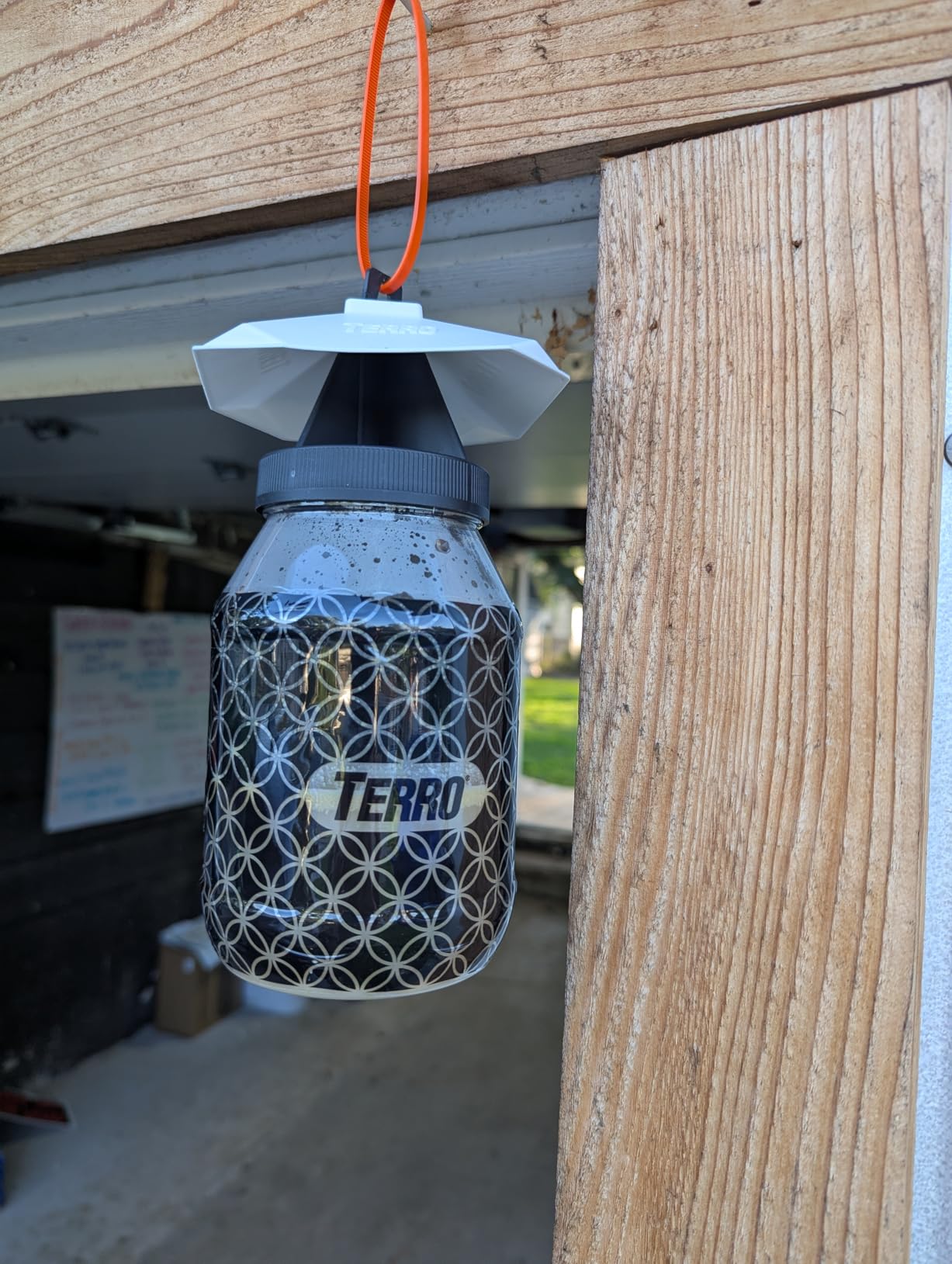 Outdoor Fly Trap [2 Pack] Fly Traps Outdoor with Dissolvable Non-Toxic Bait - Controls Flies for Patios, Hanging Fly Traps with Tie Included customer photo 2