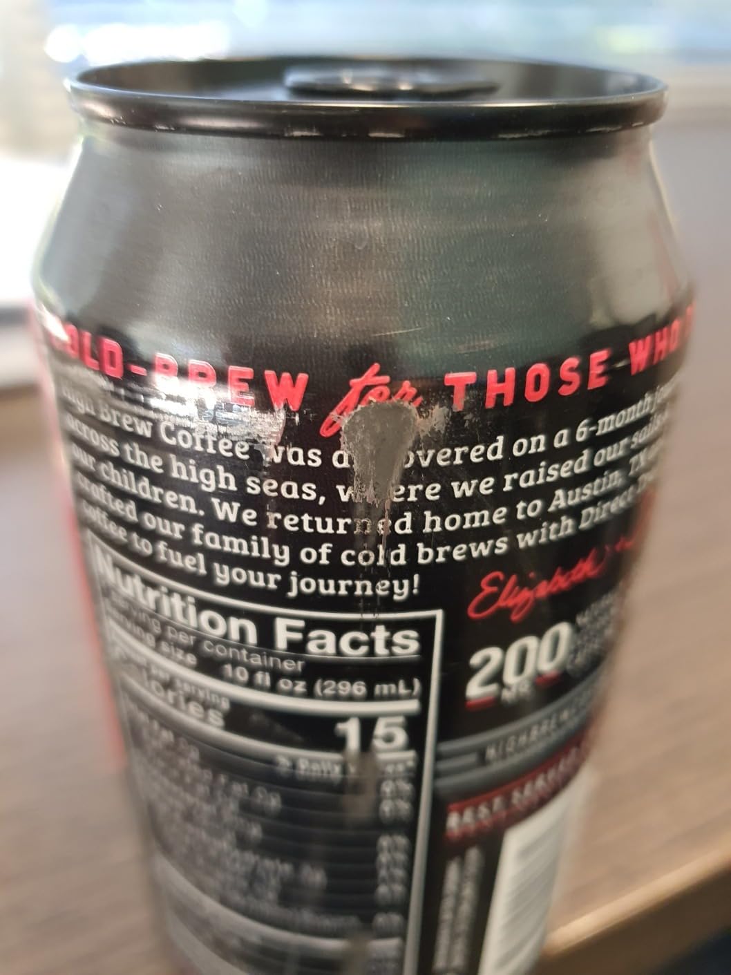 High Brew Coffee Nitro Cold Brew Black, 10 oz Can (12 Pack) customer photo 1