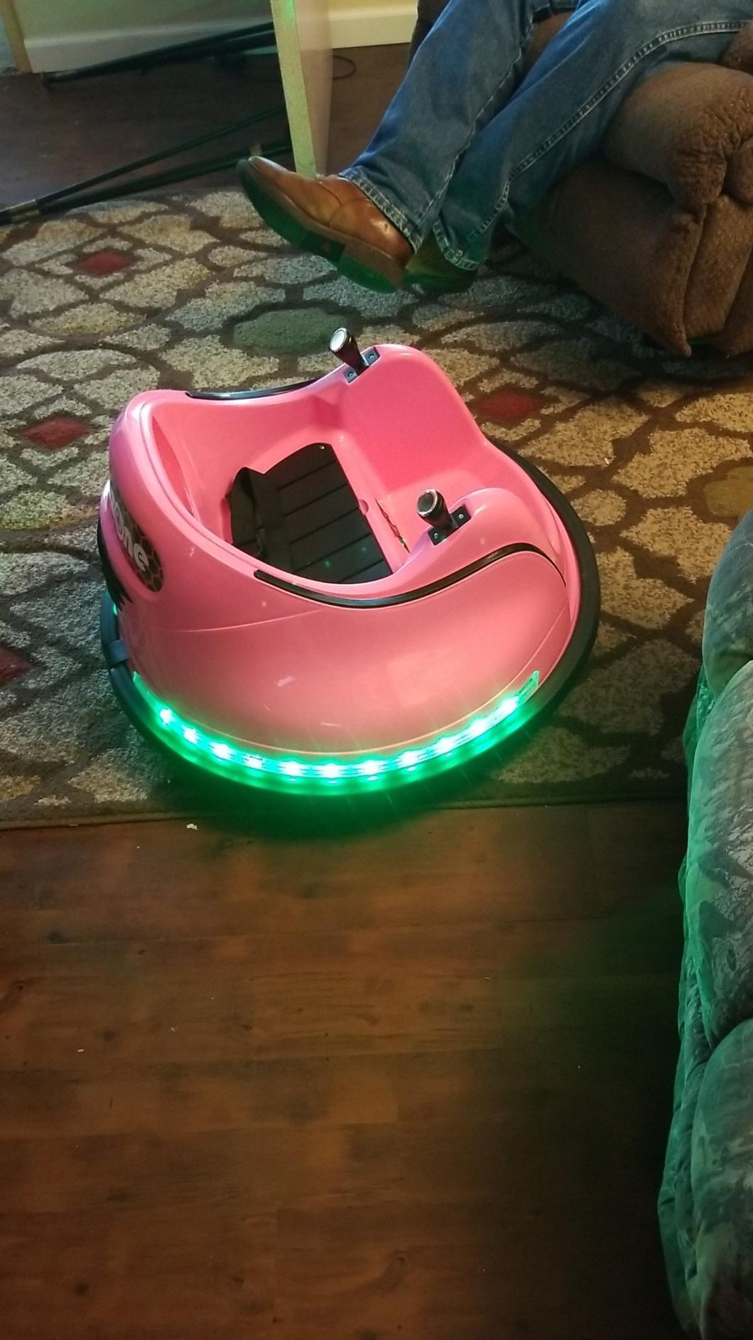 Kidzone 6V Ride On Bumper Car Kids 1.5-6 Years, Pink customer photo 2
