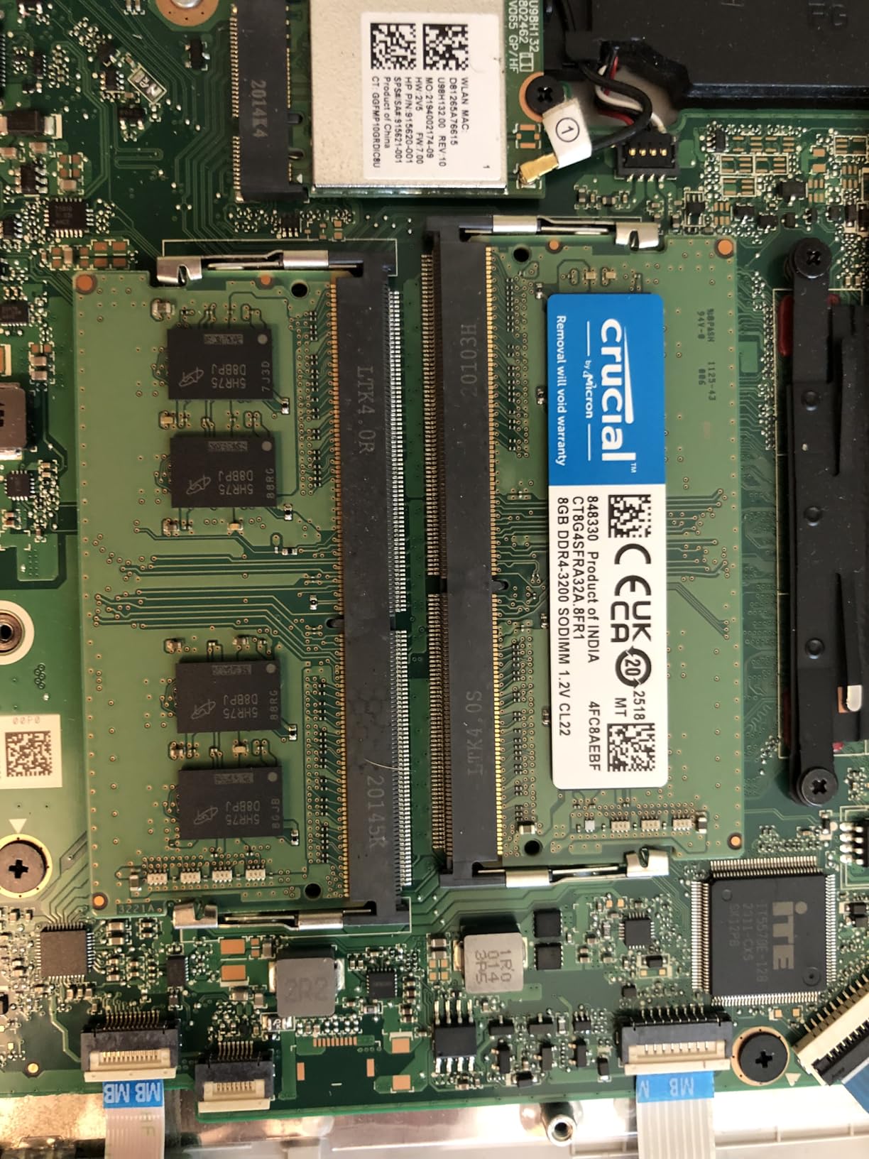 Crucial 16GB DDR4 RAM Kit (2x8GB), 3200MHz (PC4-25600), Downclockable to 2933/2666MHz Laptop Memory SODIMM 260-Pin, Compatible with 13th Gen Intel Core and AMD Ryzen 7000 - CT2K8G4SFRA32A customer photo 1