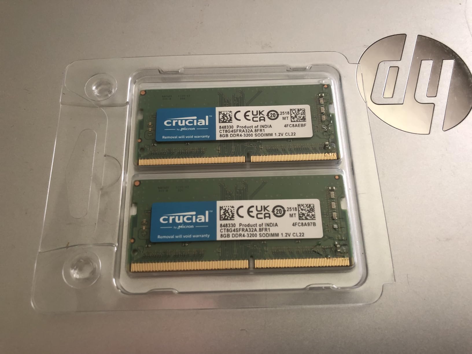 Crucial 16GB DDR4 RAM Kit (2x8GB), 3200MHz (PC4-25600), Downclockable to 2933/2666MHz Laptop Memory SODIMM 260-Pin, Compatible with 13th Gen Intel Core and AMD Ryzen 7000 - CT2K8G4SFRA32A customer photo 2