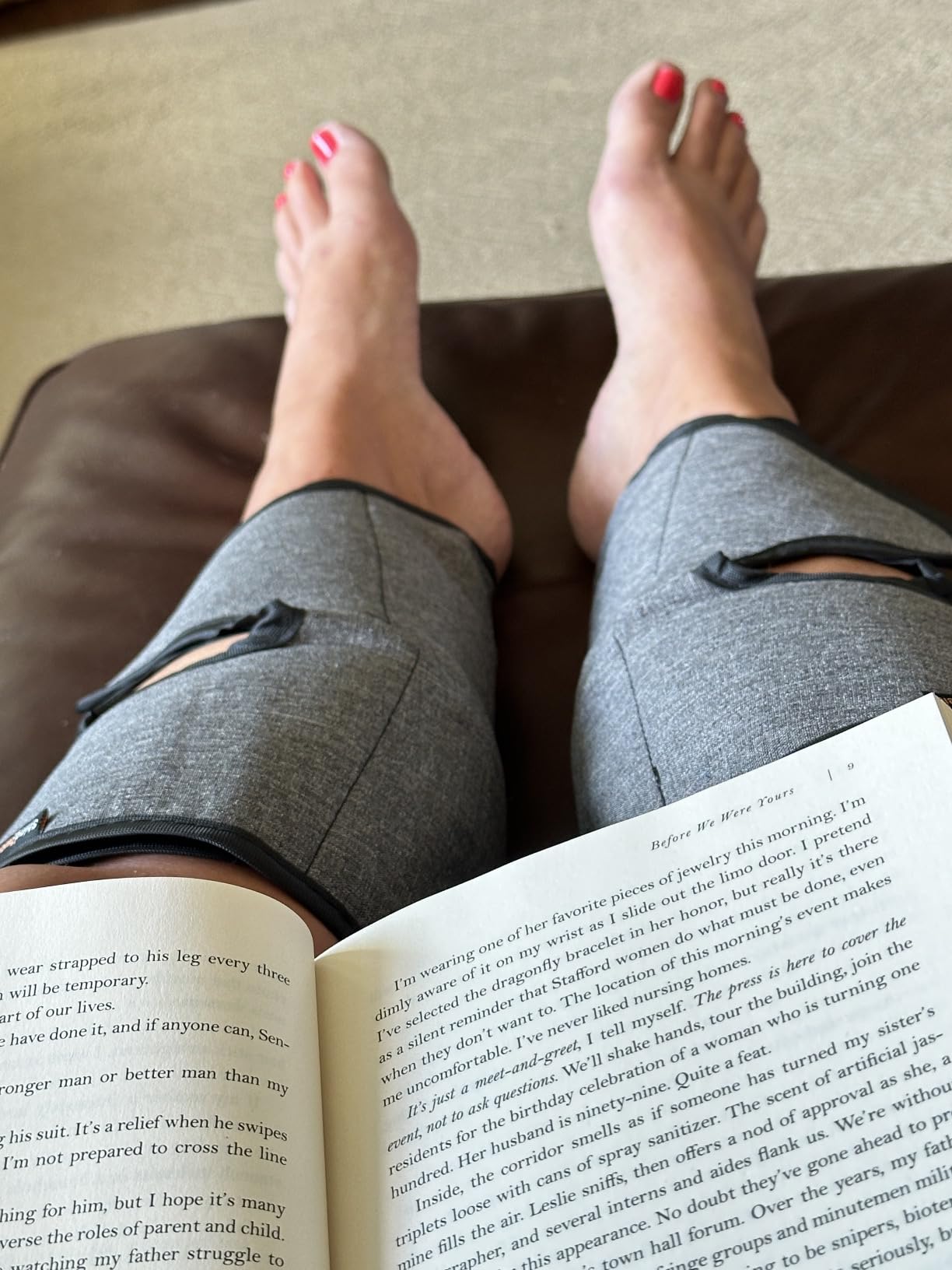 SHINE WELL Air Compression Leg Massager for Circulation and Pain Relief Fsa customer photo 1