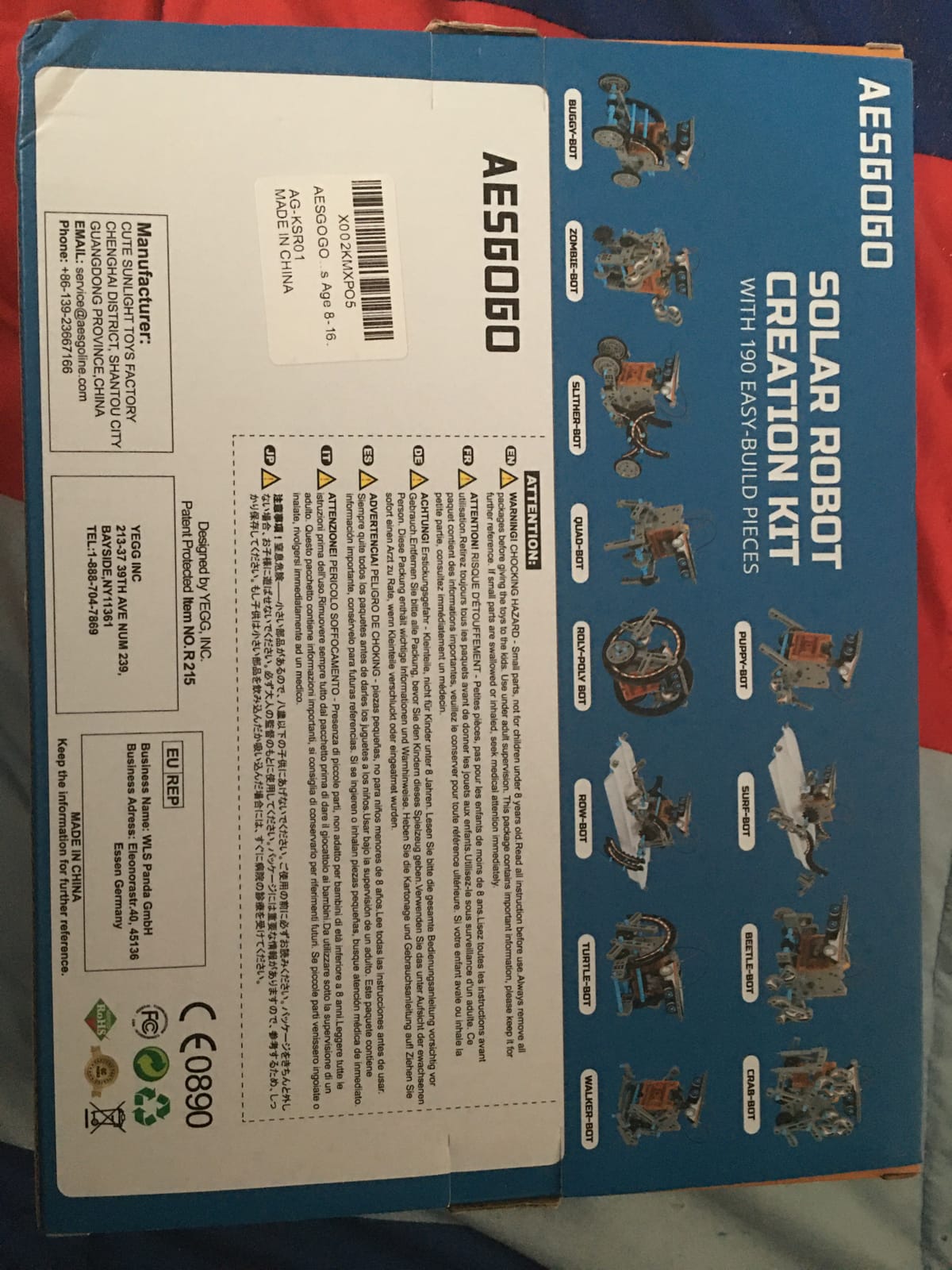 Solar Robot Building Kit, 12-in-1 STEM Robotic Toys for Kids Age 8-12 customer photo 1