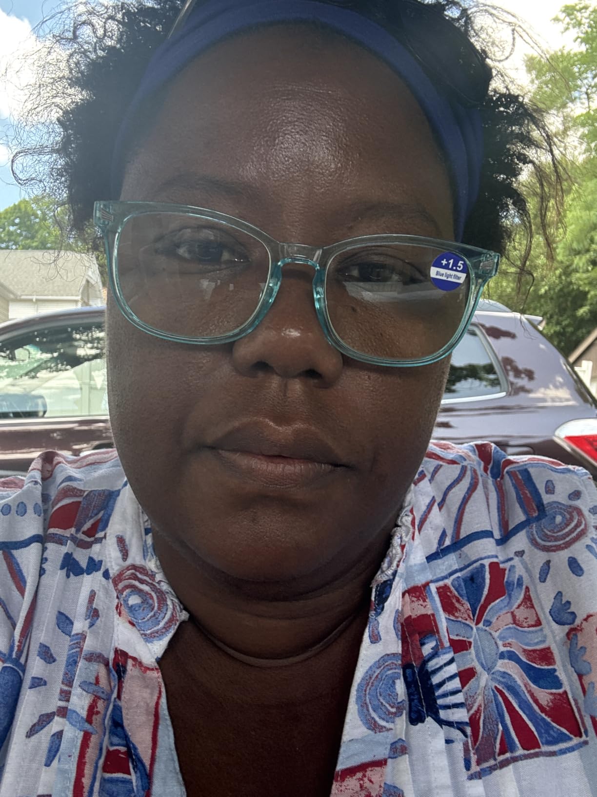CCVOO Reading Glasses for Women with Blue Light Filter customer photo 2