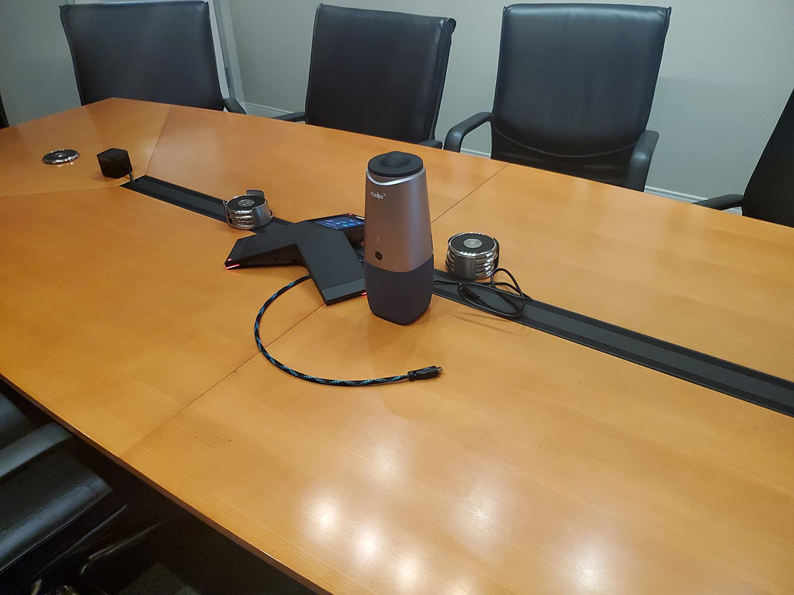 COOLPO Camera 360, Smart Video Conference Room Camera and Microphone, Pana customer photo 1