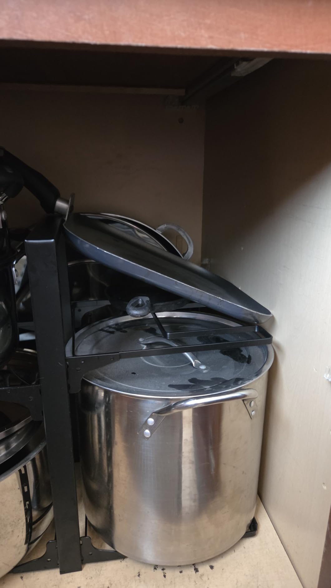 ORDORA Pots and Pans Organizer Under Cabinet 16.6