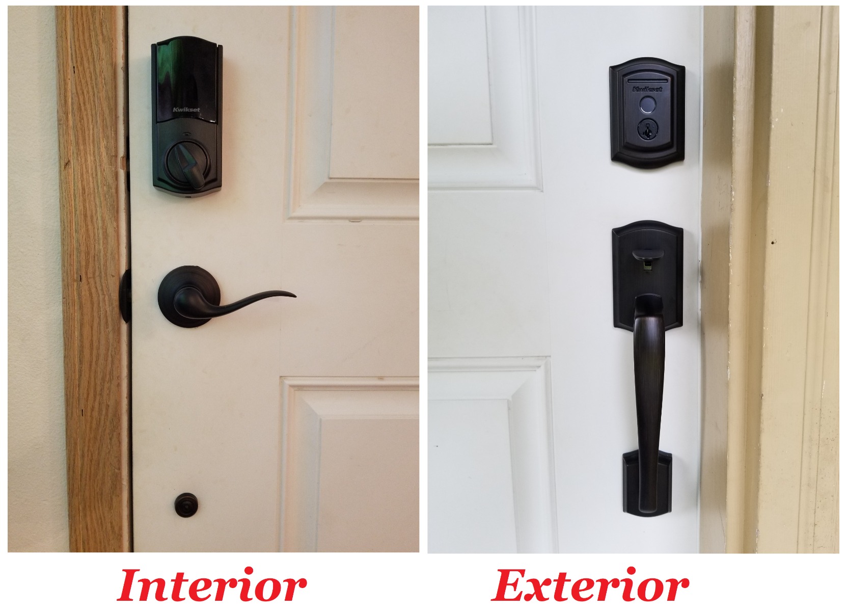 Kwikset 959TRLFPRT-15S Halo Touch Traditional Fingerprint Deadbolt with Built-in WiFi and SmartKey Backup Satin Nickel Finish customer photo 1
