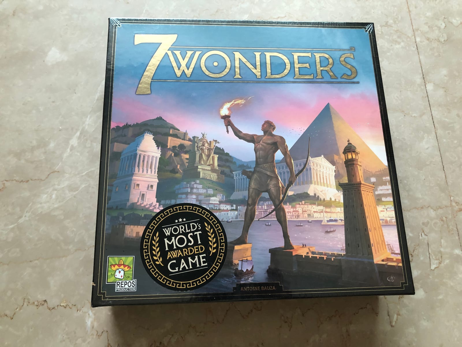 Asmodee 7 Wonders Board Game (New Edition) - Lead Your Civilization to Prosperity, Strategy Game for Kids and Adults, Ages 10+, 3-7 Players, 30 Minute Playtime customer photo 2