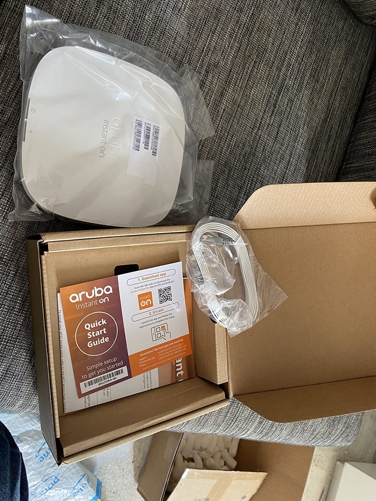 aruba Instant On AP22 .11ax 2x2 WiFi Access Point | US Model | Power Source Included (R6M49A) customer photo 2