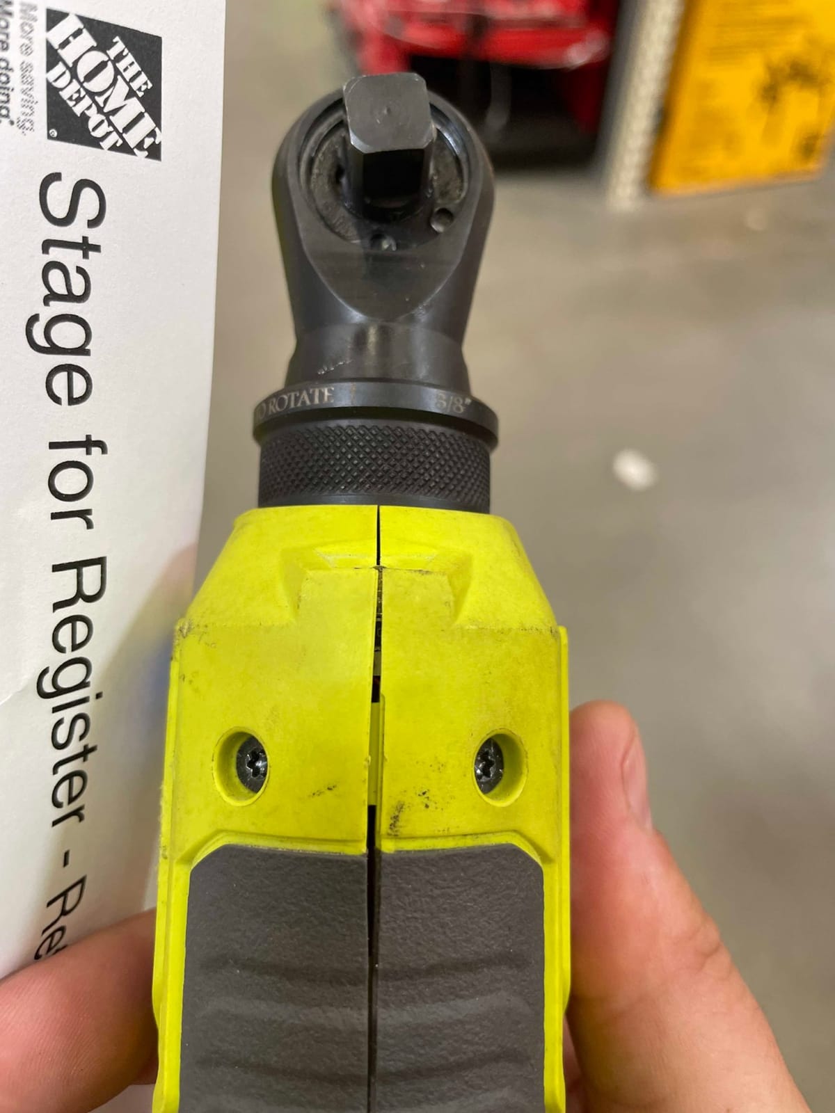 ONEAND 18V Cordless 3/8 in. 4-Position Ratchet Tool ONLY customer photo 1