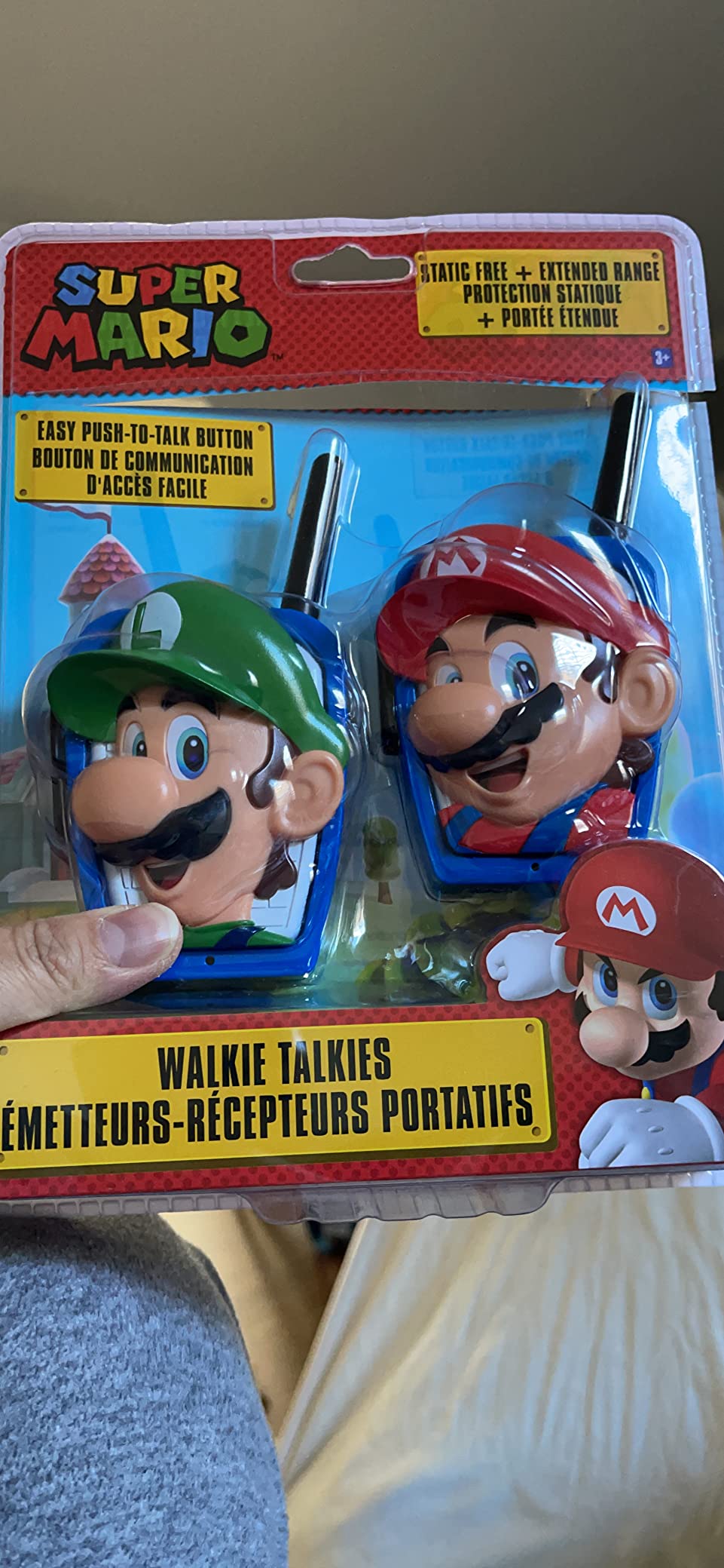 eKids Super Mario Walkie Talkies for Kids, Indoor and Outdoor Toys customer photo 2