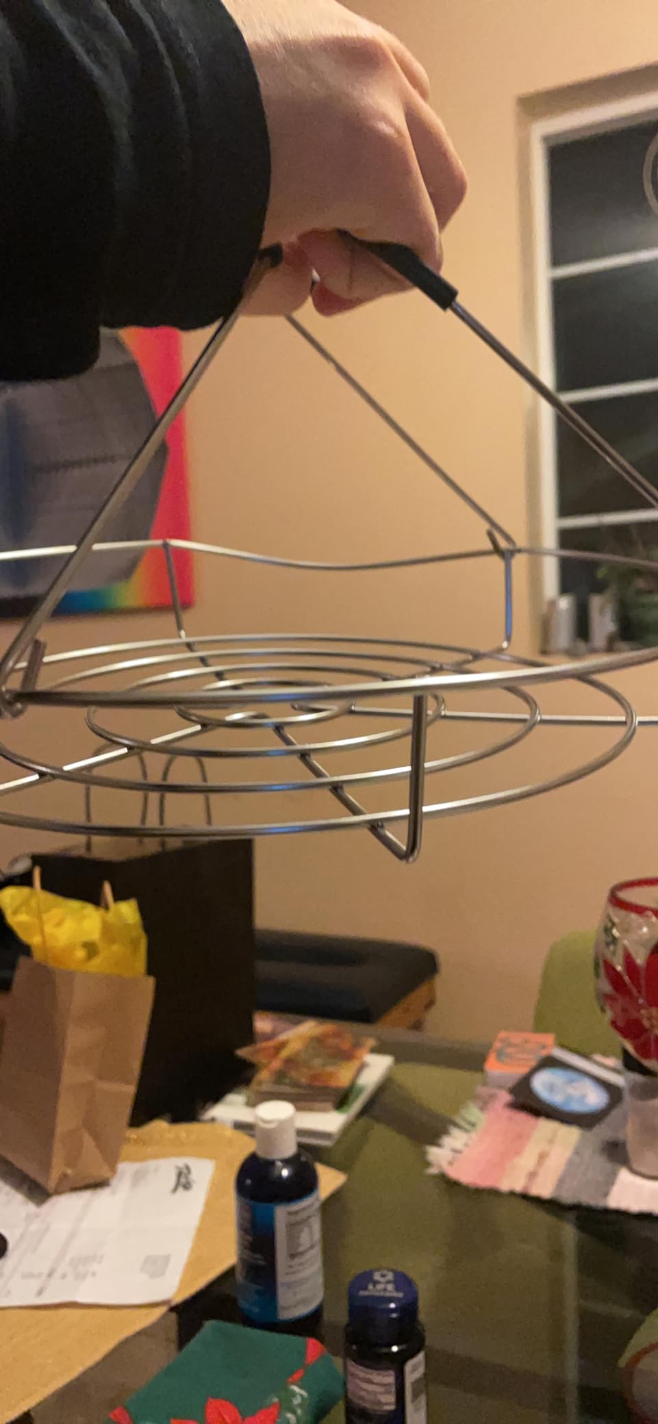 KORCCI 12in Stainless Steel Canning Rack with Contour Handles, Holds 7 Pint or 6 Quart Jars in Pressure Canner Pot customer photo 1