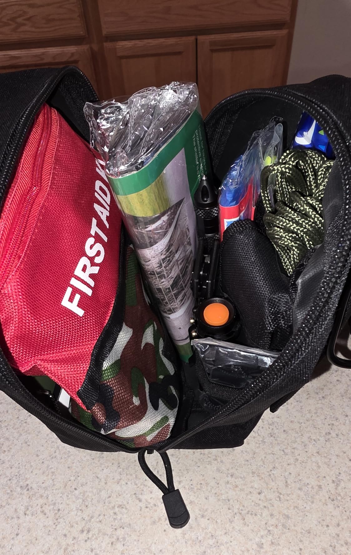 TAIMASI 238 Pcs Emergency Survival Kit with First Aid Kit and Molle Pouch | Survival Gear Emergency Supplies Emergency Tent for Earthquake, Outdoor Adventure, Camping, Hiking, Hunting customer photo 1