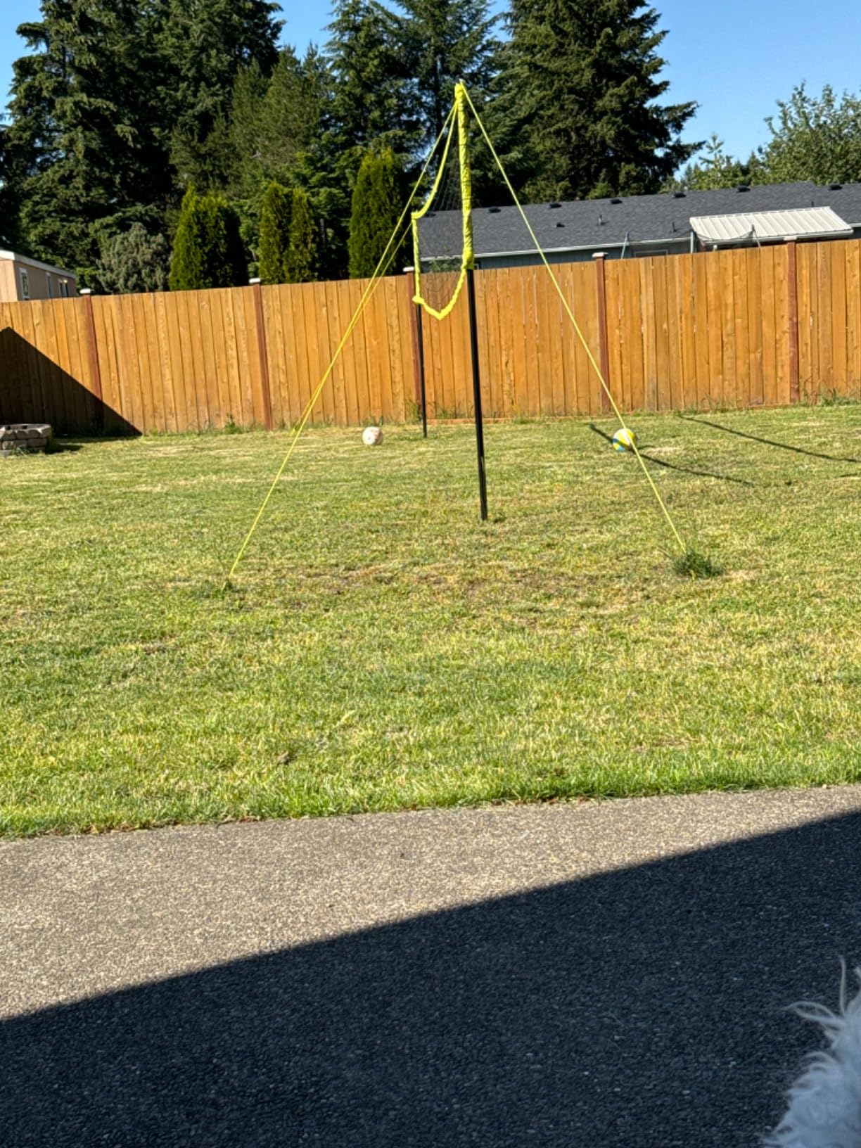 Zdgao 32FT Outdoor & Portable Volleyball Net - Adjustable Thick Dia Poles | Completed Set; Easy Setup & Carry; Good for Backyard & Outdoor sites - Park/Beach/Grass/Lawn; 32FT Official Size; Durable Materials customer photo 2