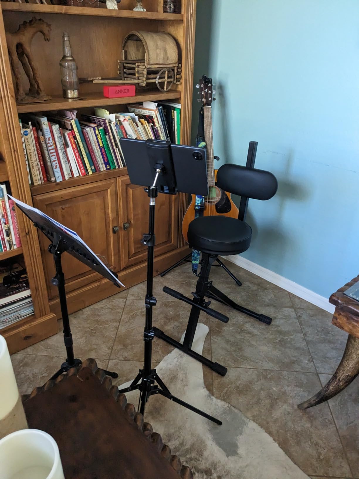 Rockville RDS42 Portable Adjustable DJ Guitar Chair with Padded Backrest customer photo 1