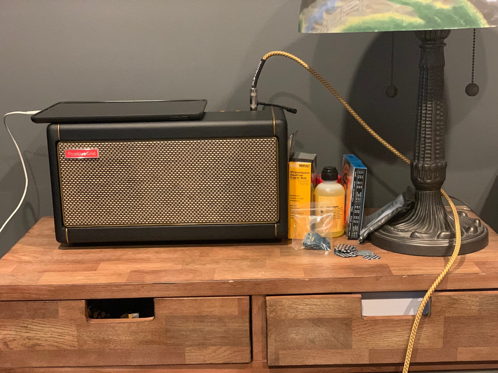 Positive Grid Spark 40-Watt Combo Practice Guitar Amplifier Electric Bass and Acoustic Guitar Amp with Spark Mobile App customer photo 1
