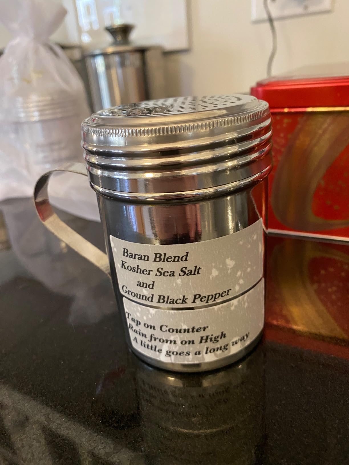 Stainless Steel Dredge Shaker Ideal For Salt, Spice, Sugar, Flour (1, 10 oz) customer photo 1