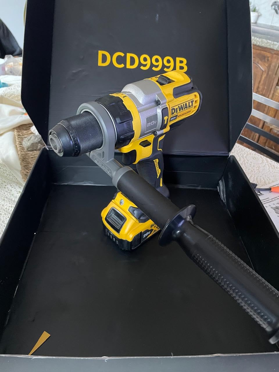 DEWALT FLEXVOLT ADVANTAGE 20V MAX Hammer Drill, Cordless, 1/2-Inch, Tool Only (DCD999B) customer photo 1
