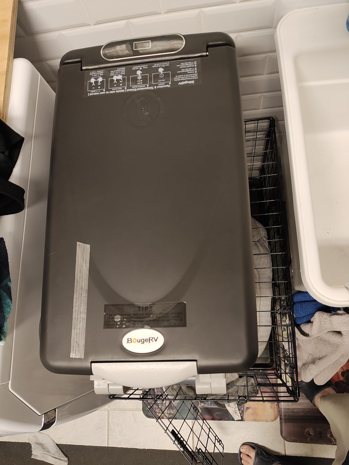 BougeRV 12V Refrigerator 42 Quart, Electric Car Cooler with MAX/ECO Mode | 12/24V DC, 45dB Quiet, -4~50°F, 3-level Battery Protection for Truck, RV, Camping, Use as freezer or refrigerator customer photo 2
