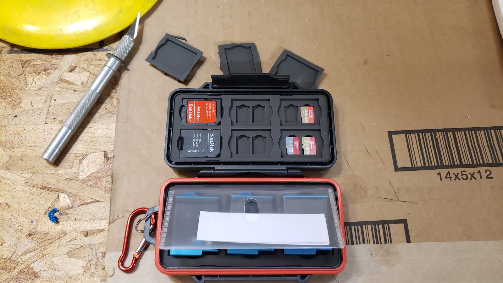 PROfezzion Memory Card Holder Case for CFexpress Type B, XQD, CF, SD & TF, 48 Slots Weatherproof Heavy Duty Hard Shell, Fits CFexpress Type-B, XQD, CF, SD & MicroSD Cards customer photo 1