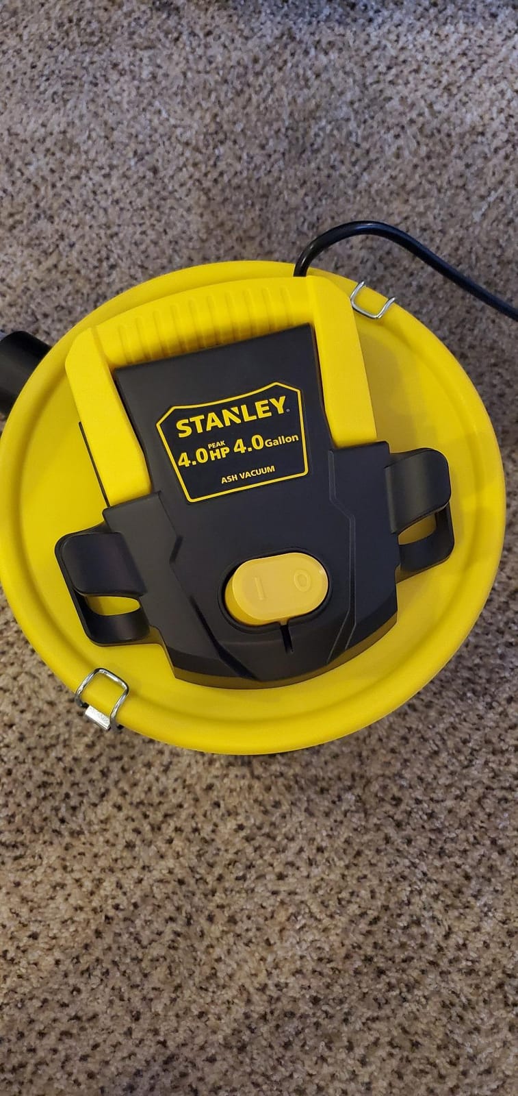 STANLEY Ash Vacuum Cleaner, Portable 4 Gal 4HP Hot Ash Vac SL18184 customer photo 2