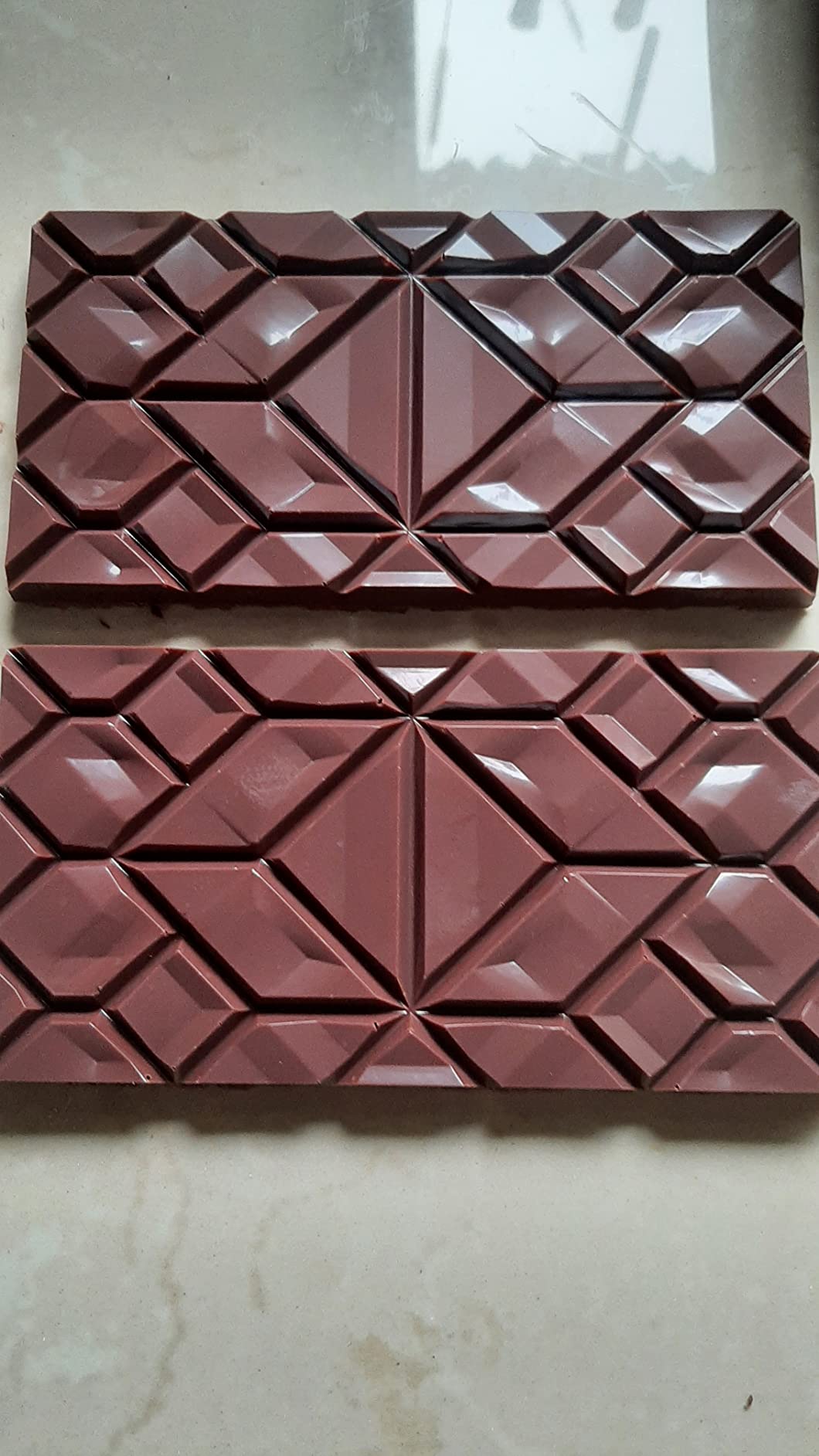 Goldbaking Polycarbonate Pyramidal Bar Chcoolate Mold Large Poly-carbonate Candy Mould customer photo 1