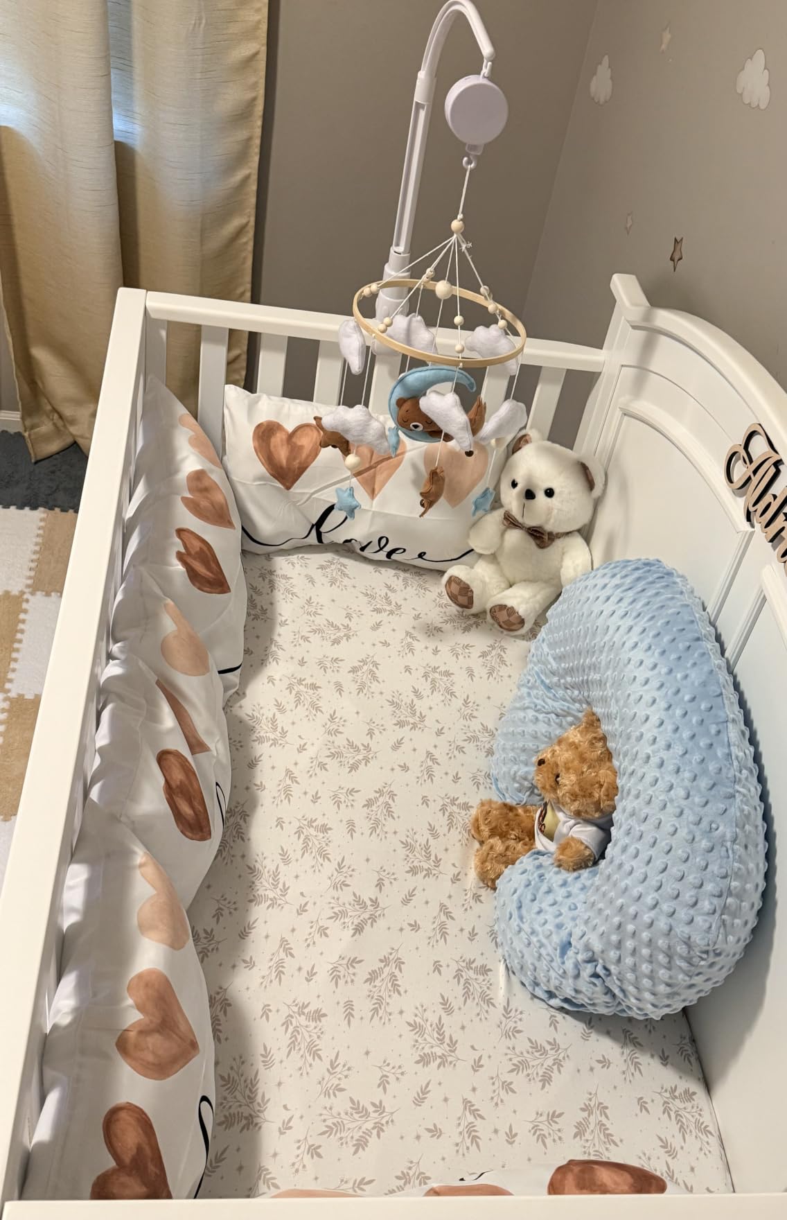 Delta Children Perry 6-in-1 Convertible Crib - Greenguard Gold Certified, Walnut Espresso customer photo 2