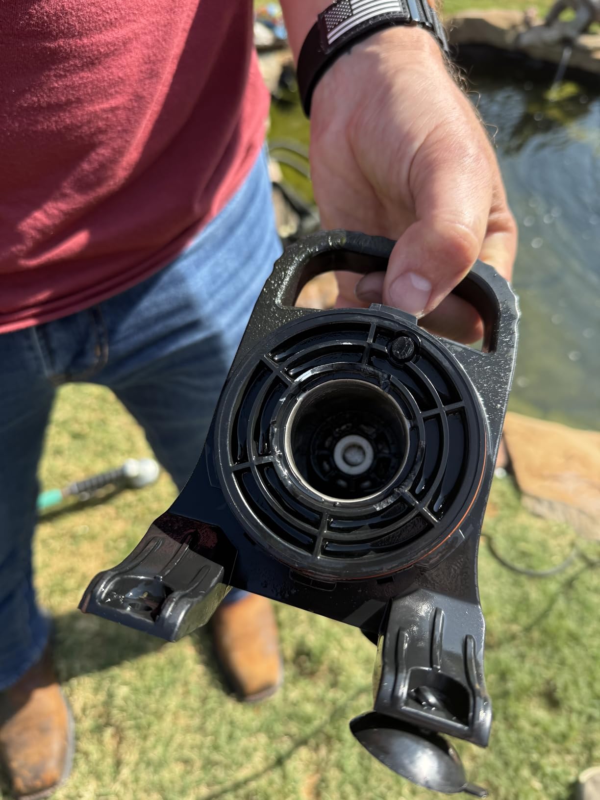 WaterRebirth 100W 1700 GPH Pond Pump, Ultra Quiet Heavy Duty Submersible Water Pump for Koi Ponds, Fountains, Aquariums & Waterfalls customer photo 1